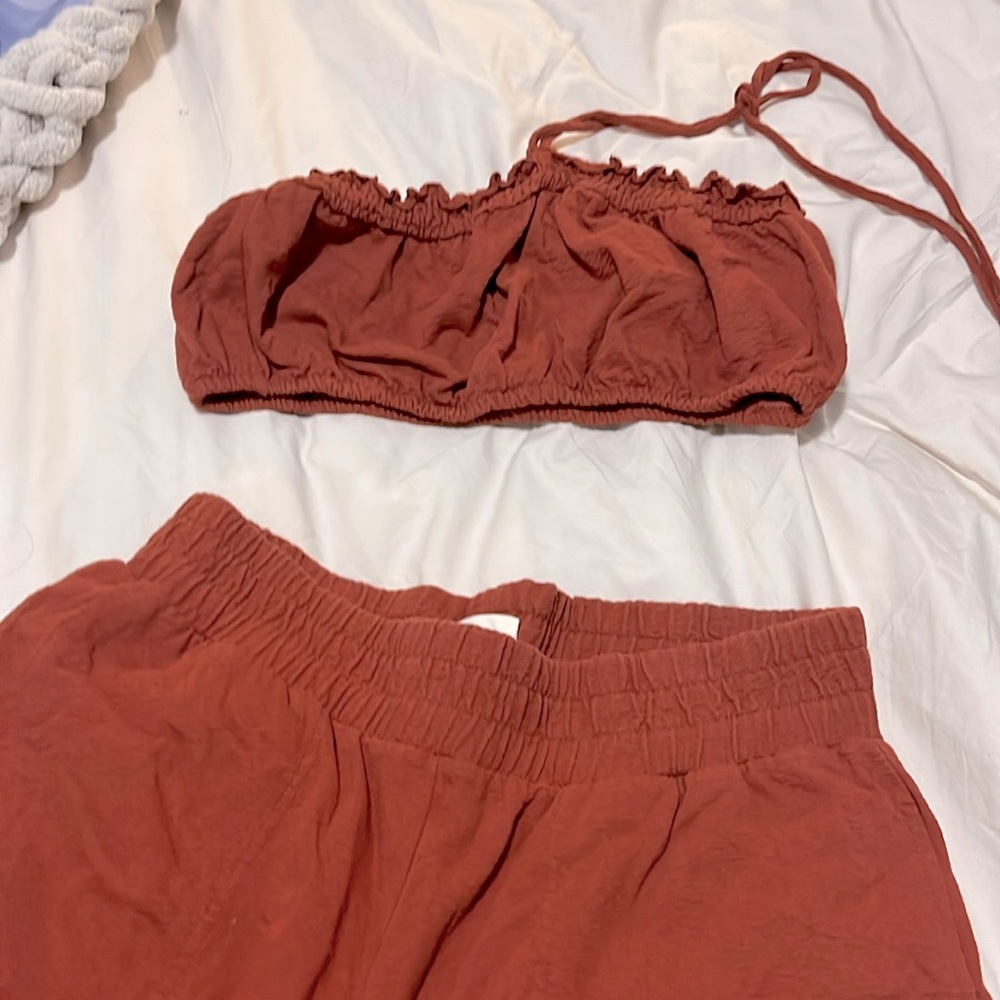 FREE PEOPLE BEACH two-piece set.